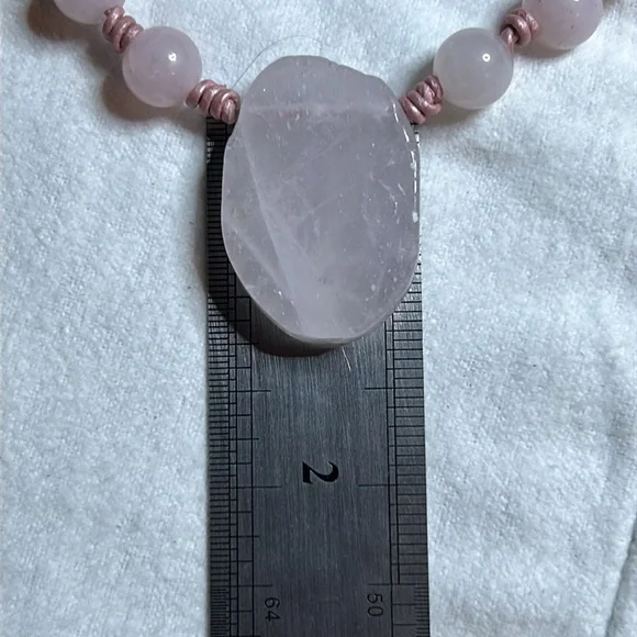 Rose Quartz necklace - Picture 6 of 6